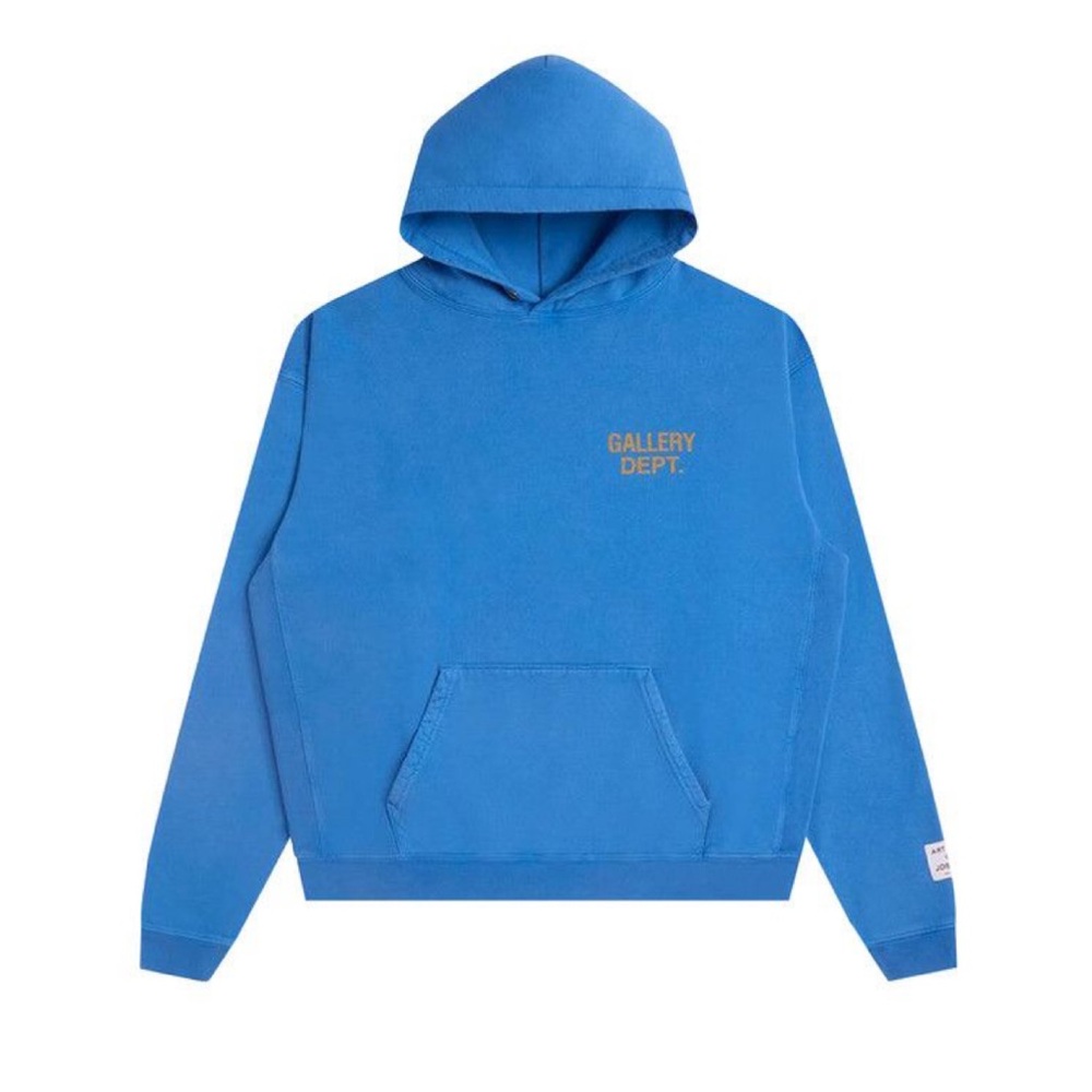 Gallery Dept 90’s GD logo hoodie ‘Royal’